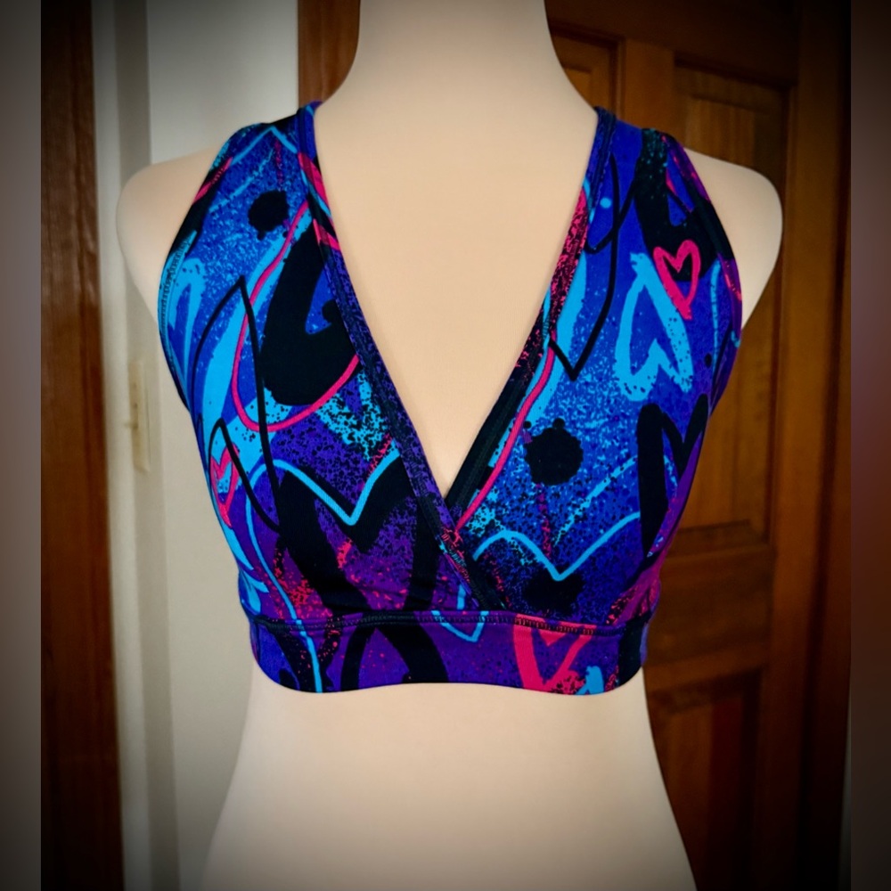 Zumba Reversible Vibrant Women's Sports Bra Spicy/Small